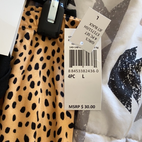 NWT Girls 2PK Leggins - Picture 3 of 3